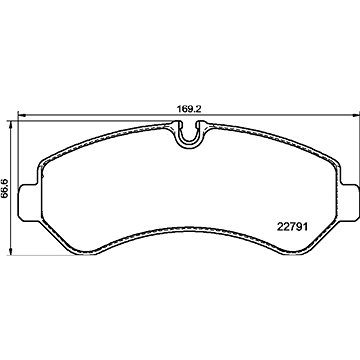 

BREMBO Sada brzdových destiček P 50 150