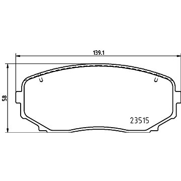 

BREMBO Sada brzdových destiček P 54 060