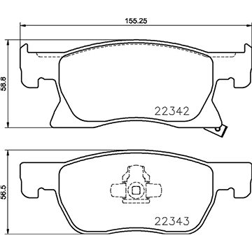 

BREMBO Sada brzdových destiček P 59 092
