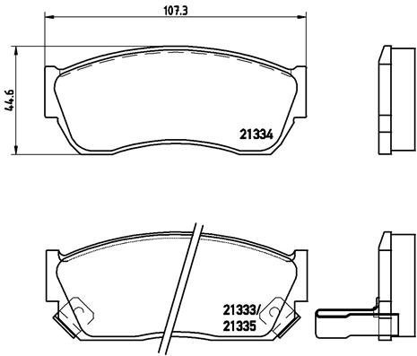 

BREMBO Sada brzdových destiček P 79 005