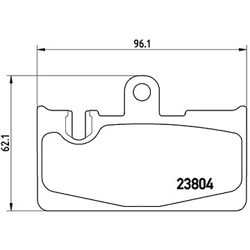 

BREMBO Sada brzdových destiček P 83 059