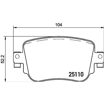 

BREMBO Sada brzdových destiček P 85 135