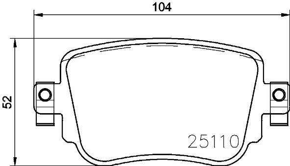 

BREMBO Sada brzdových destiček P 85 140