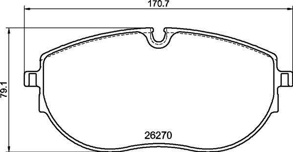 

BREMBO Sada brzdových destiček P 85 188