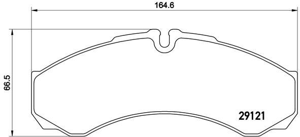

BREMBO Sada brzdových destiček P A6 017