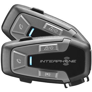

Interphone U-COM6R Twin Pack Bluetooth headset pro uzavřené a otevřené přilby