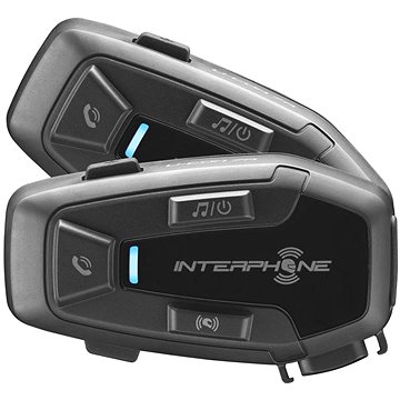 

Interphone U-COM7R Twin Pack Bluetooth headset pro uzavřené a otevřené přilby