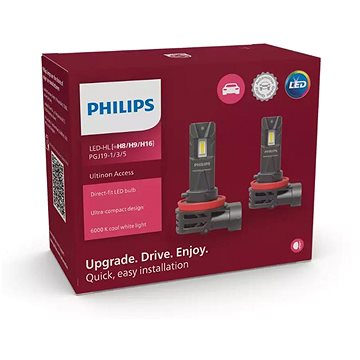

PHILIPS Ultinon Access 2500 H8, H9, H16, 12 V