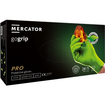 

MERCATOR® Prémiové rukavice gogrip green 50 ks, vel. M