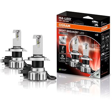 

OSRAM NIGHT BREAKER LED SMART H4, +330% více jasu