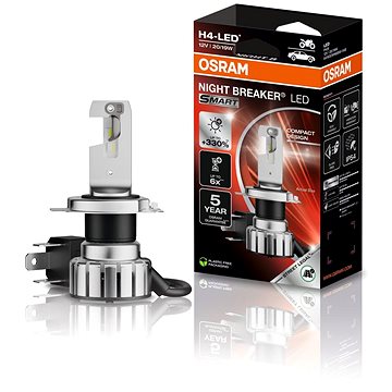 

OSRAM NIGHT BREAKER LED SMART H4 pro motocykly, +330% více jasu