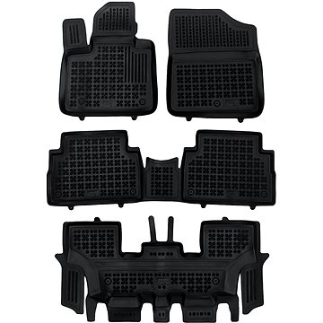 

REZAW-PLAST Gumové autokoberce, Hyundai Santa Fe IV, 2020- , 7 seats, Facelift