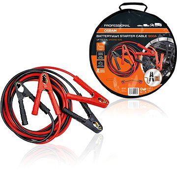 

OSRAM startovací kabel 12/24V, 900A, měď