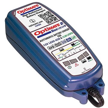 

TECMATE nabíječka akumulátorů OPTIMATE 2 DUO TM550, 12V / 12.8, 2A