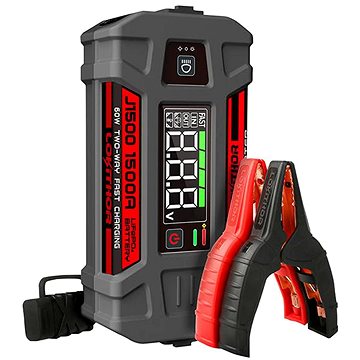 

LOKITHOR Startovací zdroj J1500, 12 V, 1500 A, 46 Wh