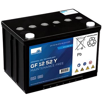 

SONNENSCHEIN GEL GF 12 052 Y O, 12V, C5/52Ah, C20/60Ah