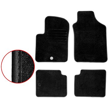 

ACI textilní koberečky černé EXCLUSIVE (sada 4 ks) pro Ford KA 2/2009-2014