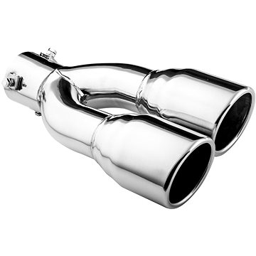 

ASSO koncovka výfuku nerezová dvojitá kulatá, vnější průměr 2 × 80 mm, délka 308 mm