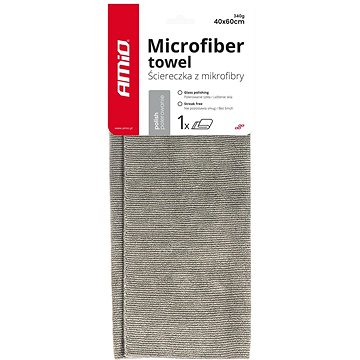 AMIO ručník z mikrovlákna pro detailní leštění skel 40 × 30 cm, 340 g