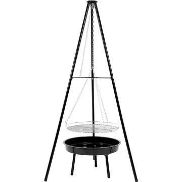 

VOREL Kulatý gril na dřevěné uhlí 52 cm