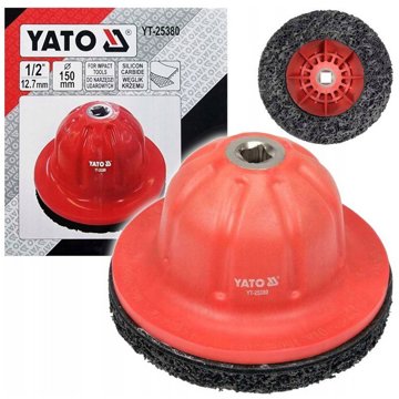 

Yato YT-25380 Brusný kotouč na čištění nábojů a brzdových kotoučů 150 mm 1 / 2"