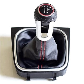 

PROTEC Řadící páka s manžetou, VW Eos 2006 - 2012 5st červené prošití I.