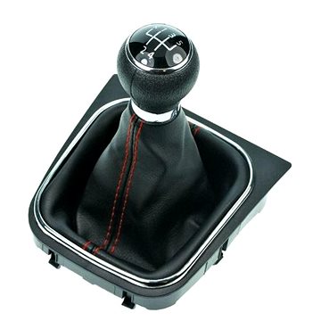 

PROTEC Řadící páka s manžetou, VW Golf V plus 2005 - 2008 5st červené prošití