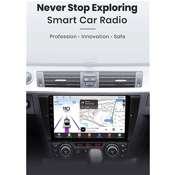 

Hizpo 9" Dotykové Autorádio BMW 3 E90 E91 E92 E93 Android Auto, CarPlay WIFI, GPS, USB, Navigace