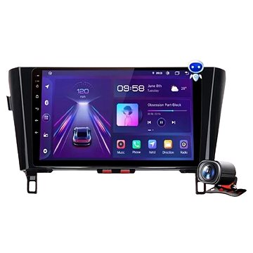 

Hizpo Android Autorádio Nissan Qashqai J11 X-Trail 3 T32 2013-2017 rádio s GPS, WIFI