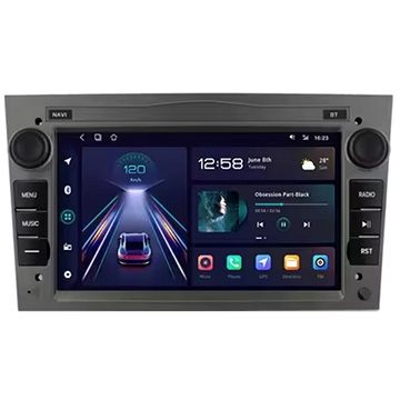 

2 Din Android 12 Autorádio OPEL Corsa C Signum Vivaro Astra H Zafira Tigra Twintop, ŠEDÁ BARVA