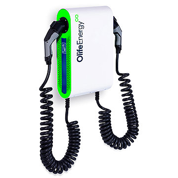 

Olife Energy BASE 22kW DoubleBox - 2× kroucený kabel Typ2, 4 m