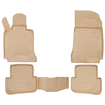 

Novline koberce do auta Mercedes C-Class 2007-2014 (W204, béžové)