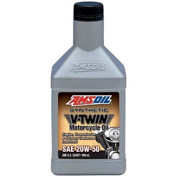 

AMSOIL AMSOIL 20W-50 Synthetic V-Twin Motorcycle Oil 946 ml
