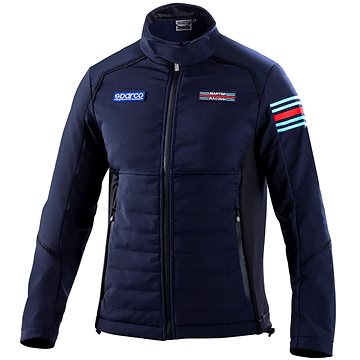 Sparco softshell bunda Martini Racing, barva tmavě modrá, velikost L