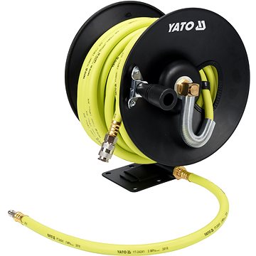 

YATO Naviják se vzduchovou hadicí PVC+NBR 9,5mm, 15m YT-24241