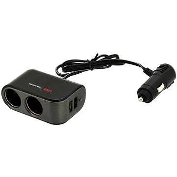 

Compass Rozdvojka 12/24V + 2x USB 2100mA