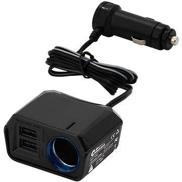 

Adaptér s kabelem 12V + 2x USB 2400mA SELECT