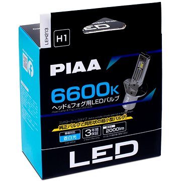 

PIAA Gen4 LED náhrady autožárovek H1 6600K se zabudovaným startérem