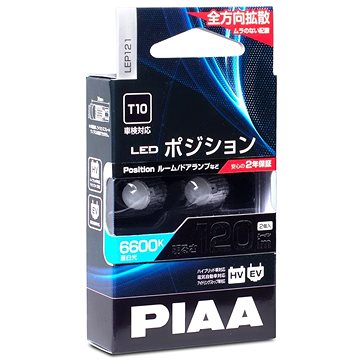 

PIAA exkluzivní LED žárovky s paticí T10, 6600K, 120 lm