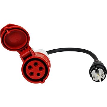 

EV EXPERT Adaptér z 16A zásuvky Schuko na průmyslovou zásuvku 16A CEE