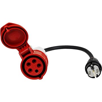 

EV EXPERT Adaptér z 16A zásuvky Schuko na průmyslovou zásuvku 32A CEE
