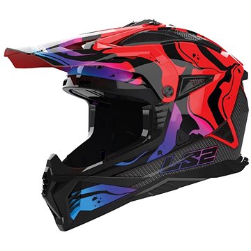 

LS2MX708 FAST II-06 WASH off-road červená vel. S