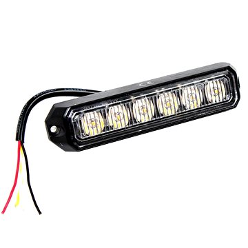 

TT technology Výstražný strobo maják predátor 6 LED – šroub 12/24V