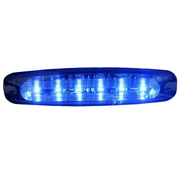 

TT technology Výstražný strobo maják predátor MODRÝ 6 LED – šroub 12/24V