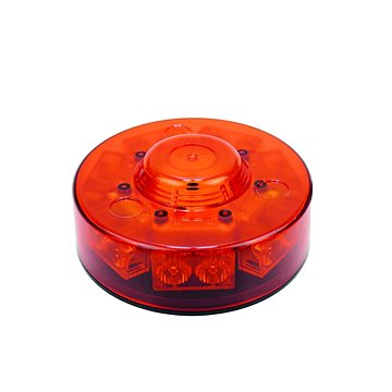 

TT technology Výstražný LED maják, montáž na magnet, oranžový, 42 W, 12-24V, 10 režimů