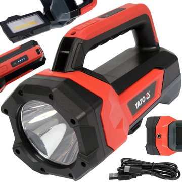 

YATO Dílenská LED svítilna s funkcí powerbanky 1000 lm 10 / 16 W 8 Ah, YT - 08548
