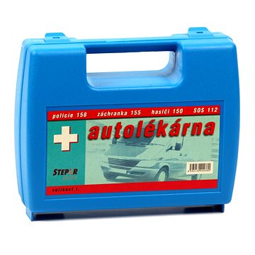 

ŠTĚPAŘ Autolékárnička velikost I., kufřík modrý, vyhláška č. 153/2023 Sb.