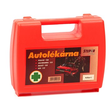 

ŠTĚPAŘ Autolékárnička velikost I., kufřík oranžový, vyhláška č. 153/2023 Sb.