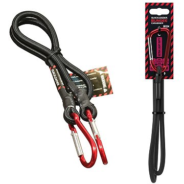 RAKENNUSKEMIA OY Quickloader Upínací guma s karabinou Bungee Carabiner 80 cm