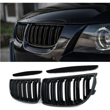 

PROTEC Přední maska BMW E90/E91 2005-2008 černá lesklá
